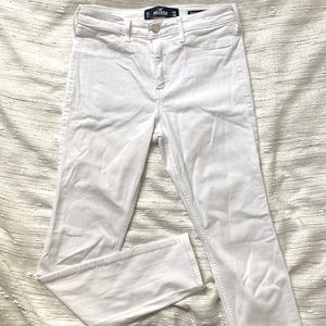 Hollister White Skinny Jeans